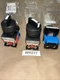(3) NEW FUJI (2) Selector Switch AR22PR-2 & (1) Red Push Button AR22FOR-1DR