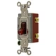HUBBELL HBL1221PL Pilot Wll Switch,Red,20A;Bk;Sd,SnglPole 5Z737