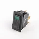 Cole Hersee 58328-11-BX Universal Rocker Switch   Blade, Green Lighted