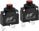 Uxcell Thermal Circuit Breakers 12A 125/250V AC 32V DC Push Button Manual Reset 