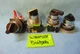 ON/OFF SWITCH, BLACK,  (1) FURNAS 52SA2AAB (3) UNBRANDED, **LOT OF 4**