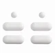 Duravit 1001770000 Bumper Set for Seat and Cover with or without Soft Closure