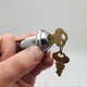 Chicago C2174-70DC Momentary Switch Lock SPST Bright Chrome 1-9/16" Keyed Alike