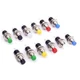 Cylewet 12Pcs 1A 250V AC 2 Pins SPST Momentary Mini Push Button Switch... 