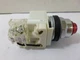 New Surplus  Square D 9001 KA1 Contact Block W/ 9001 KM7 Ser H Pilot Light Red