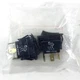 Cole Hersee 58328-04 Black Rocker Switch Red Light SPDT On Off 25A 12V LOT of 2