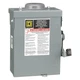 SQUARE D DU322RB Safety Switch, Non-Fusible, 60 A, Steel 1H263