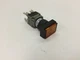 Alcoswitch 164TL5 Amber Maintained Illuminated Push Button, Rating: 5A 250VAC