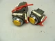 LOT OF 3 IZUMI YELLOW PUSH BUTTONS 41-10650 125VAC 5A 300VAC 3A
