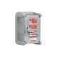 HUBBELL KILLARK FXS-8C Switch Cover, On/Off 4TZP9