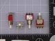 Lot of 14 C&K COMPONENTS 8121 8121SHZGE SWITCH, SPDT, 1A, 120VAC, PANEL, ON-MOM 