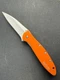 Kershaw 1660OR Leek Pocket Knife - Orange A/O Liner Lock