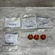 Lot Of 7 Allen Bradley 800T-N26A Amber Acrylic Lens For Pilot Light, New