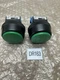 (2) NEW NO BOX FUJI ELECTRIC GREEN PUSHBUTTON AR30M3R