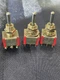 3 C&K miniature DPDT Double Pole/Double Throw switches from 812X or 822X series