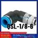 FESTO CORPORATON QSL-1/8-6 Push-in 90 deg Connector