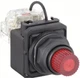 A2.5 Dayton 30G411 30mm Red LED Pilot Light 24VAC/DC Push-To-Test