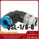 FESTO CORPORATON QSL-1/8-6 Push-in 90 deg Connector