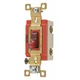 Bryant Wall Switch, 2 , Toggle, 20 A, Red 4901PLR120 Bryant 4901PLR120