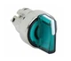Schneider ZB4BK1233 Luminous Selector Head - 2 Position - Green - Telemecanique
