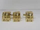SQUARE D 9001-KA3 FINGER SAFE CONTACT BLOCK 1 N.C. SERIES H (LOT OF 3) NNB