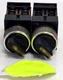 FUJI POSITION SELECTOR SWITCH 600V 10 AMPS  AH22-P2 A13-1000-17 LOT OF 2