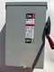 GE 60 Amp 240 V Fusible Safety Switch Disconnect TG4322R Outdoor 3R Rainproof