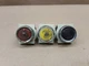 LOT OF 3 Fuji Electric Push Button Black, Red, & Yellow # AH30-F #1049B9*AD