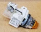 Schneider 9001-KM35LY LED Amber Push Button w/9001-KA1 Contact Block 