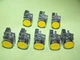 Schneider Electric ZB4BA5+ZBE102.Push Button.(LOT8PCS).NEW