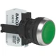 BACO L21AA81B Red Flat Button 600V 10A Switch With Chrome Ring
