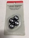 NEW Pkg. of 4 RadioShack 3/4" Hexagonal Control Knobs 274-415 for 1/4" shafts