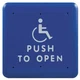 Bea 10Pbs451b Push To Exit Button, Square, 4-1/2In.