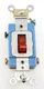 Leviton 15 Amp, 120 Volt, Toggle Pilot Light, Illuminated ON, Req. Neutral Si...