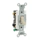 1PC Leviton CS220-2I Double Pole Switch, 20 Amp, 120/277V, Ivory, Side Wire