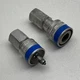 (Pair) Swagelok QC4 Key 5 Quick Connect Blue Fitting, Female 1/4" NPT Threaded
