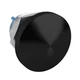 22MM Mushroom Head Push Button Switch Waterproof Momentary Push Button, Black