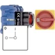 Kraus & Naimer KG20B.T203/01.FT2 Disconnector 25 A 1 x 90 &deg; Red, Yellow 1 pc.