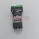1PCS Fuji Green Illuminated Button AH164-TL AH164TL New