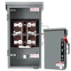 POOAMY 200A Manual Generator Transfer Switch,120/240 Volt, 200 Amps, Grey 
