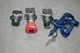^ Lot Sprecher + Schuh Buttons D7 N3G Green Series B / D7-X01 / D7-X10 #X5875