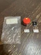 NEW OEM-BACO Mushroom Push Switch With Two Controls 33E01 Contact Blocks