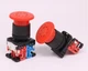 1PC New Fuji Emergency stop button AR22V2R-02R 2NC #LL