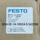 Festo Factory wholesale switching valve MS4-EE-1/4-10V24-S 542598 Fully Tested