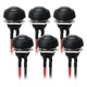 STARELO 6PCS 12mm Momentary Push Button Switch Mini Round Waterproof Black