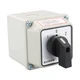 Baomain  Universal Rotary Changeover Switch SZW26-20/D202.2D-H (2.6"X2.6"X4.1")
