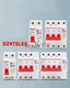 1PCS NEW Delixi DZ47sLES Air-Switch Circuit Breaker C-Type 1P+N 2P 3P 3P+N 4p