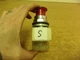 Square D 9001 KM1 Series G Red Push Button Switch "S" *FREE SHIPPING*