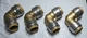 4 Pack SharkBite Max 3/4 Inch 90 Degree Elbows Push to Connect Brass Fitting