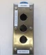 ALLEN BRADLEY P/N: 800H-3HZ4 30MM 3 UNIT PUSH BUTTON ENCLOSURE